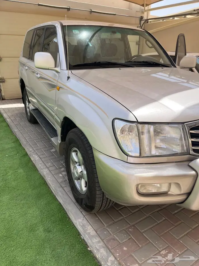 لاندكروزر فكسار 2001 فضي اتوماتيك لوحه مميزه 8