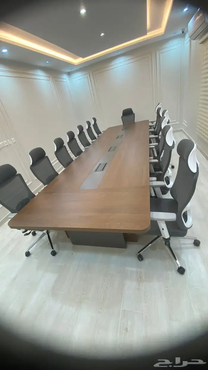 طاولة اجتماعات فخم طاولة مدورة طاولة وسط طاولة طويل كراسي 32
