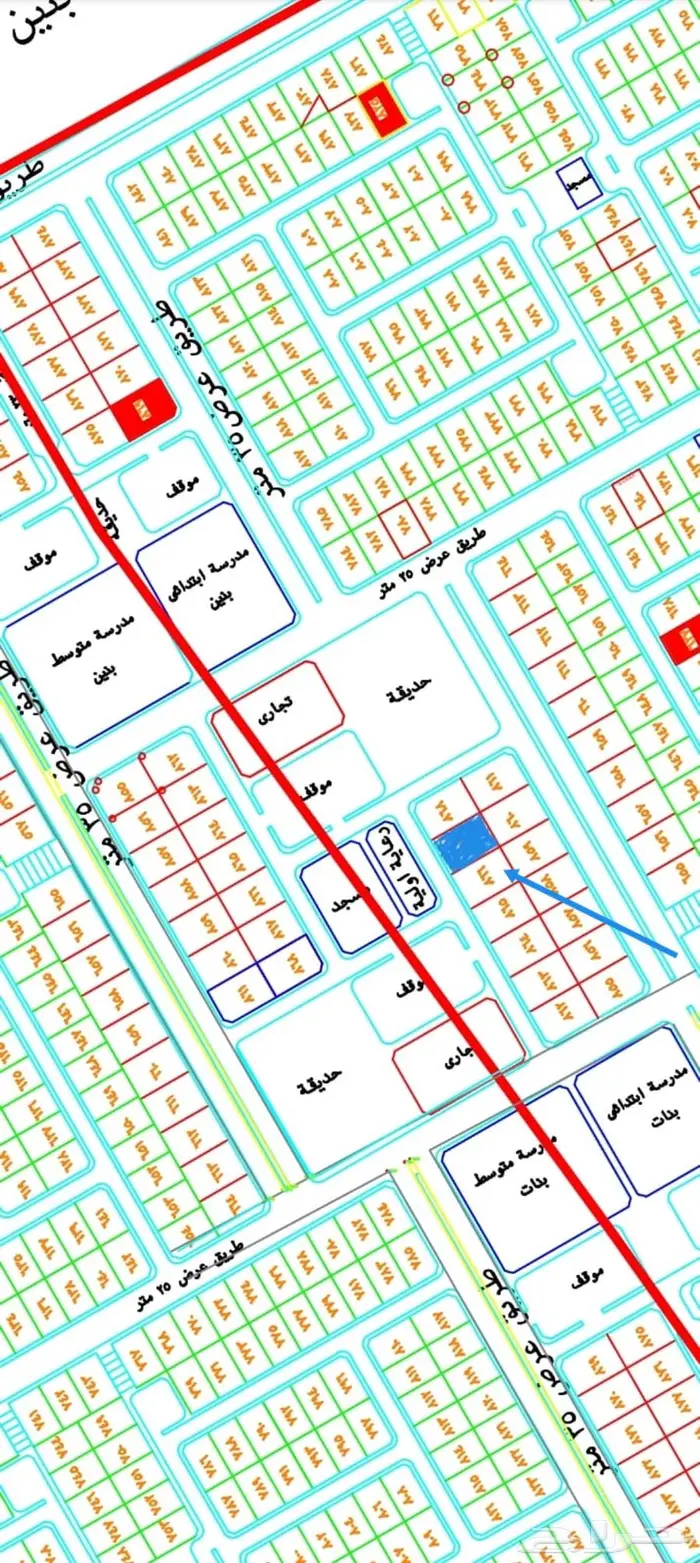 مخطط 4 أرض للبيع رح ابوعريش 900 م 0