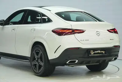 مرسيدس GLE 450 Coupe موديل 2025 أصفار خليجي أبيض أحمر 3