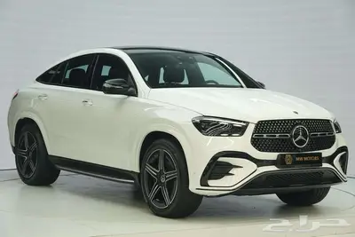 مرسيدس GLE 450 Coupe موديل 2025 أصفار خليجي أبيض أحمر 0