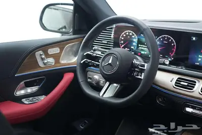مرسيدس GLE 450 Coupe موديل 2025 أصفار خليجي أبيض أحمر 10