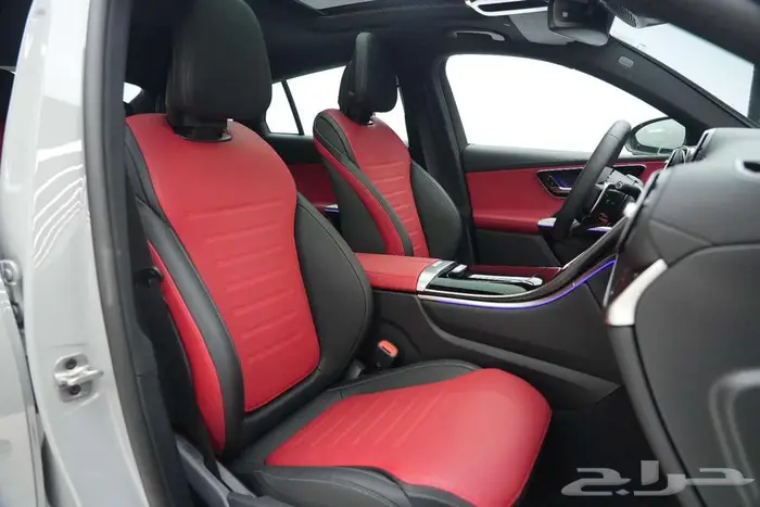 مرسيدس GLC 43 Coupe موديل 2025 أصفار خليجي رمادي ألبين أحمر 9
