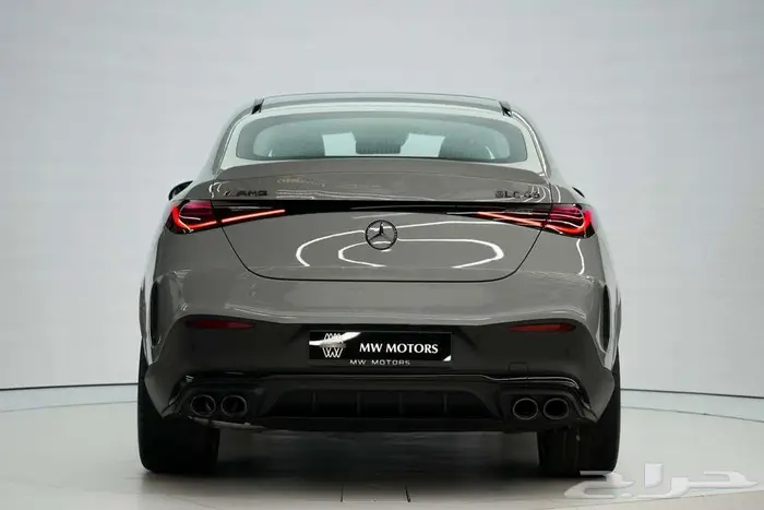 مرسيدس GLC 43 Coupe موديل 2025 أصفار خليجي رمادي ألبين أحمر 4