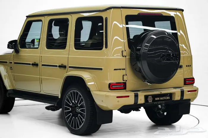 مرسيدس G 63 موديل 2025 أصفار خليجي رملي صحراوي بيج 5