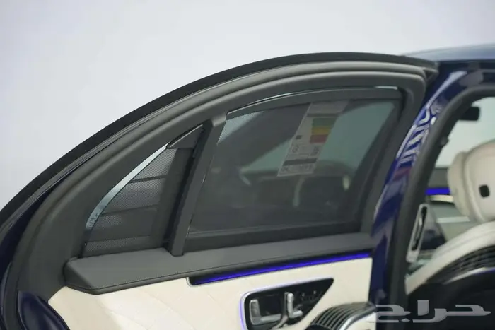 مرسيدس S 500 مانوفاكتور موديل 2025 أصفار خليجي أزرق أبيض 17