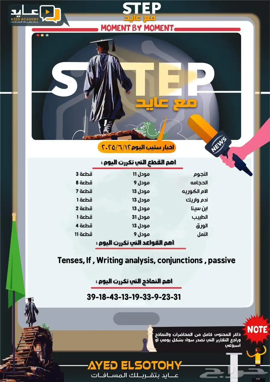 دورة عايد STEP 48 نموذج 9