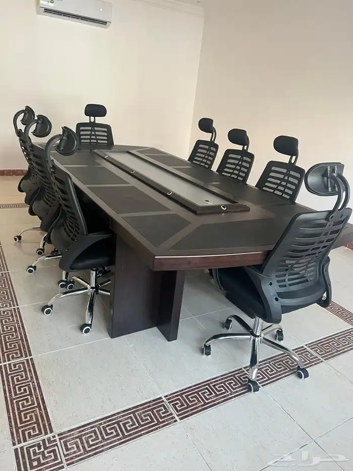 طاولة اجتماعات فخم طاولة مدورة طاولة وسط طاولة طويل كراسي 1