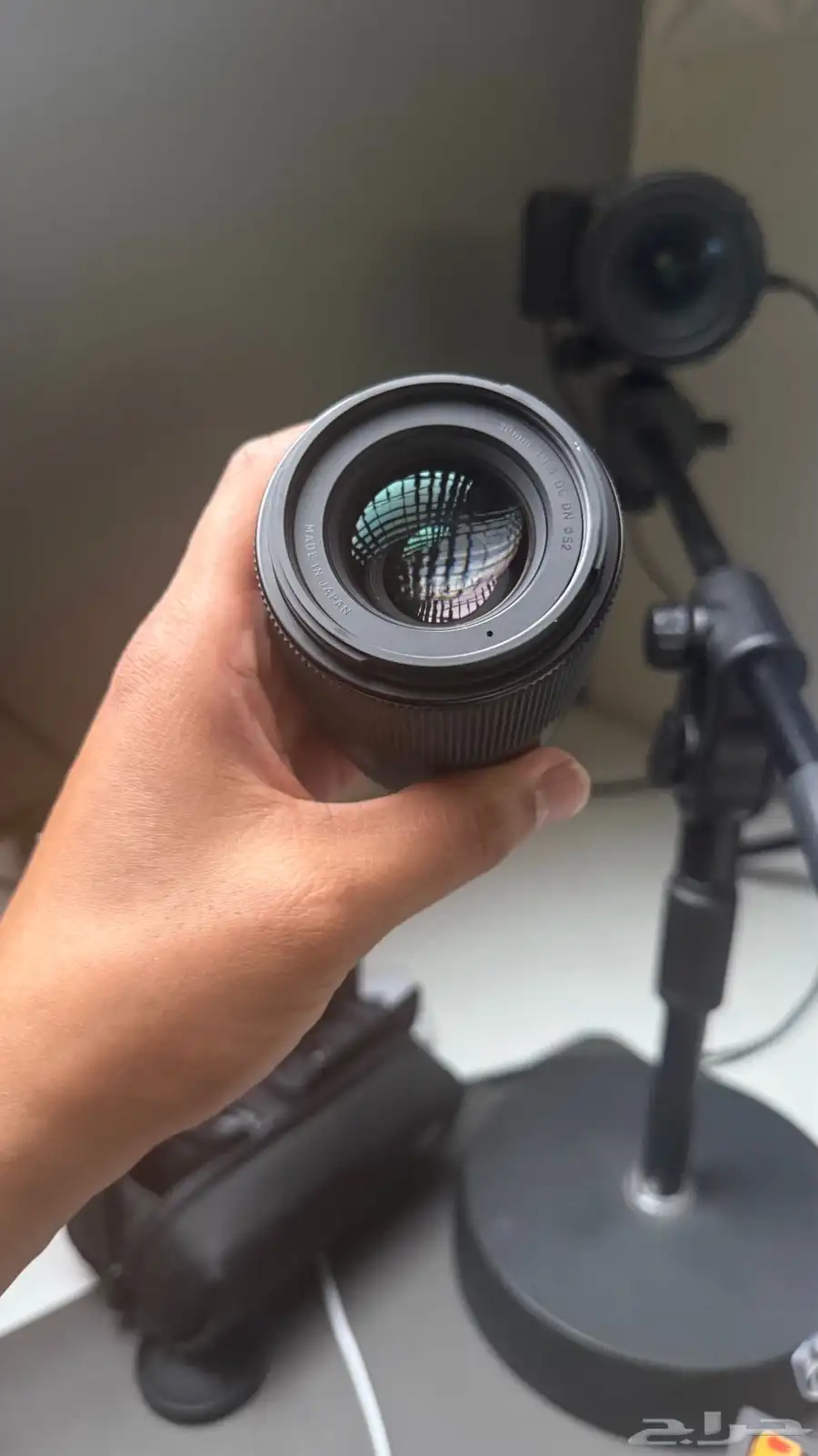 ميكسر goxlr ومايك وعدسة سيقما 30 sigma فتحه 1.4 2