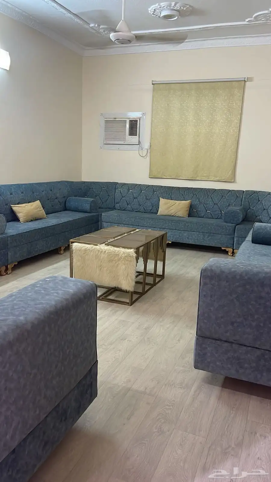 كنب مستخدم 6 قطع مع 3 زاويه سليم من القطع وخشبه سليم. 0