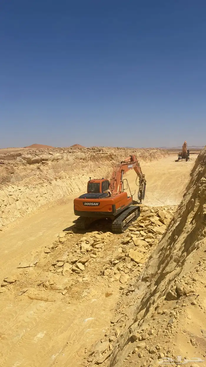 بوكلين للايجار هدم وحفر الاراضي في جده 4
