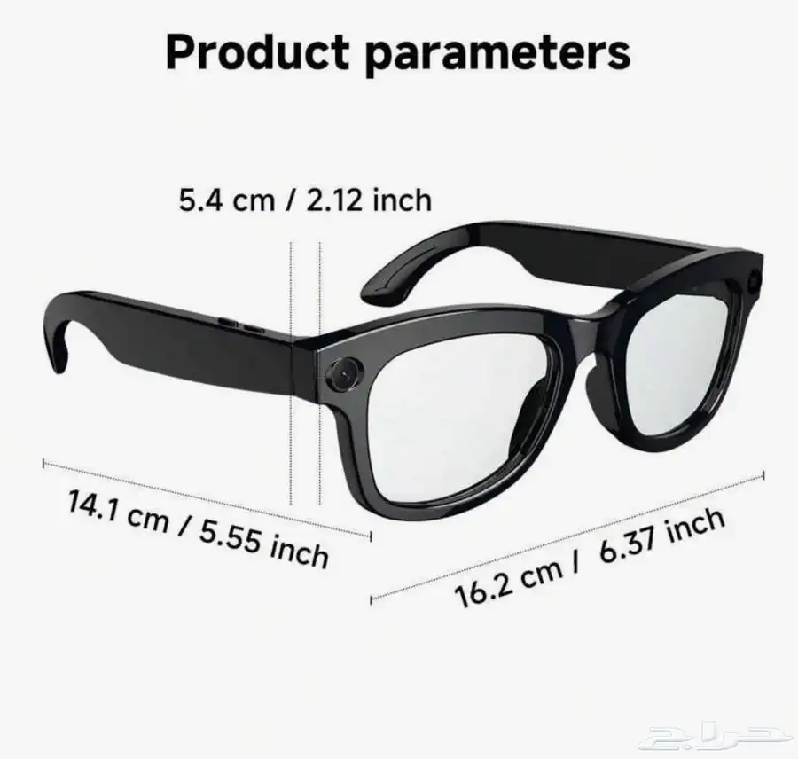 smart camera glasses نظارات 1