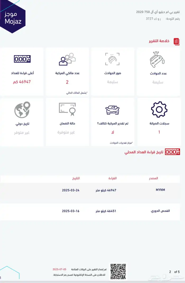 BMW 750il 2020 ممشى قليل جدا 32