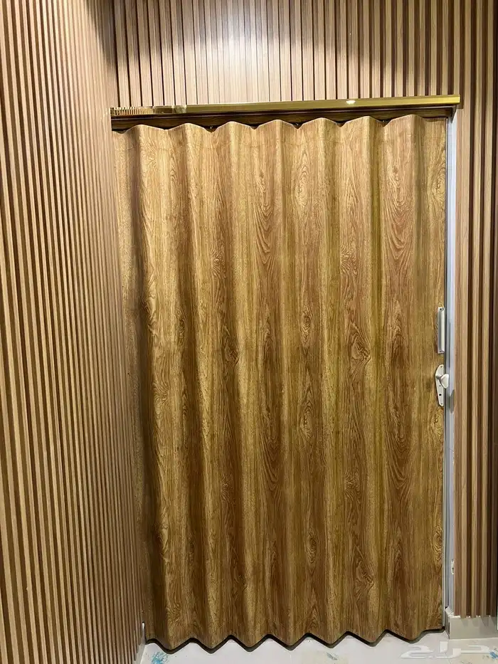 ابواب أكورديون بلاستيك وجلد _اكرديون سحاب أوكورديون 3