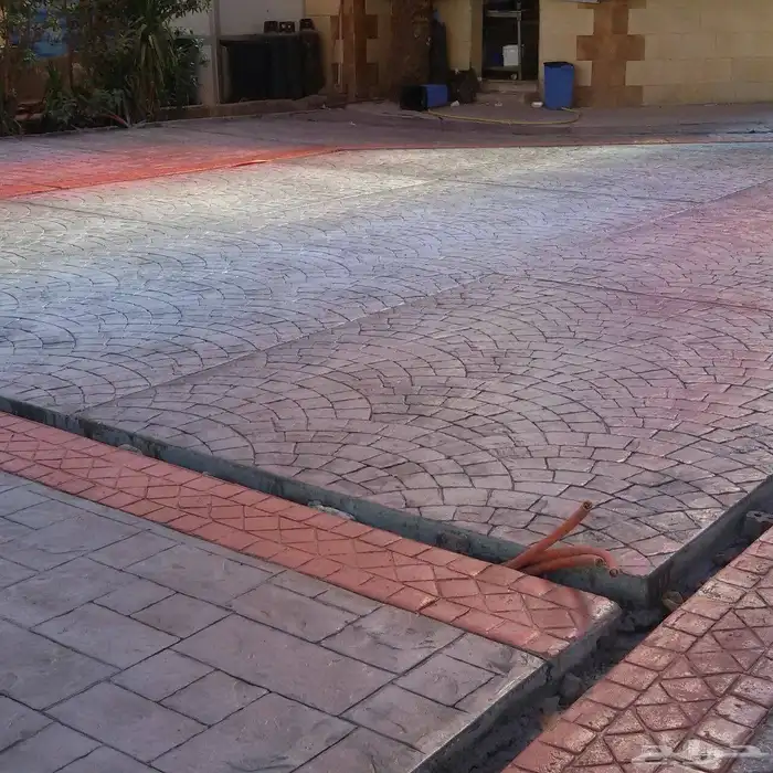 جميع أعمال الخرسانة ( الصبة المطبوعة ) بتصاميم فريدة 4