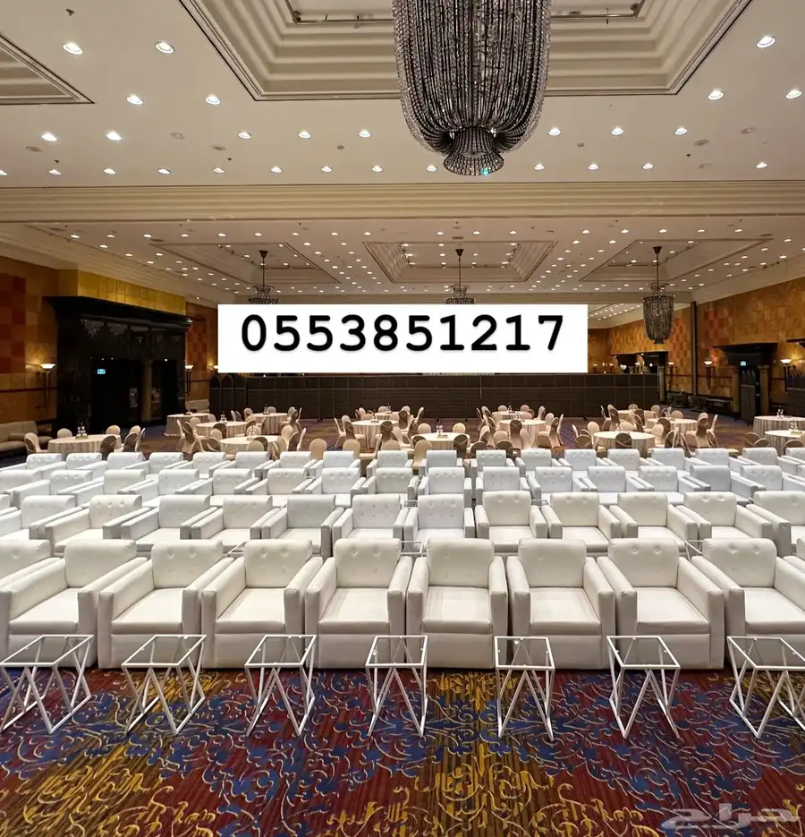 تاجير طاولات عشاء كراسي ديور كنب كوش مداخل مكيفات تنسيقات 23