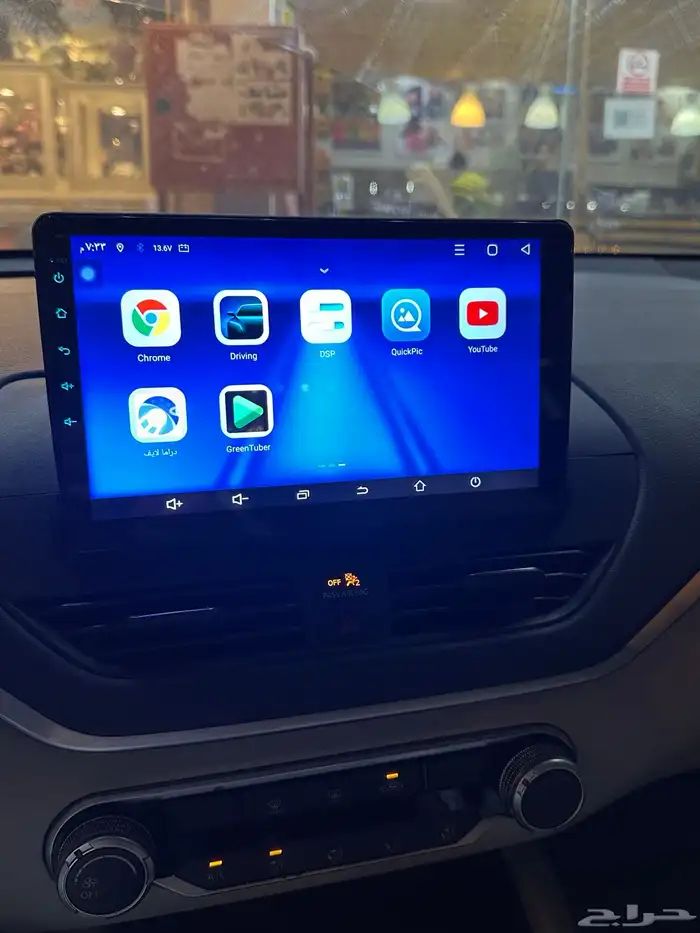 شاشة اندرويد نظيفة جدا تركب على جميع السيارات للبيع 0