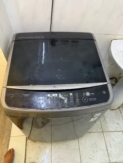 جلسه وغساله اتماتك  LG مع دولاب مطبخ وكنبه مكاتب شبه جديده 5