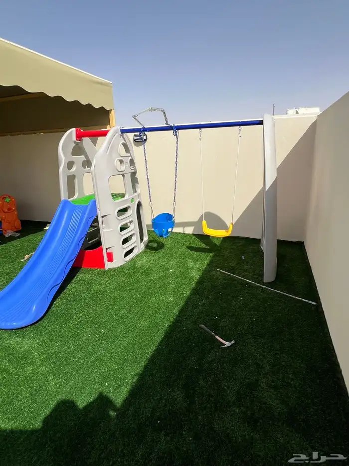 العاب مرجيحه زحليقه بلاستيك خارجيه داخليه للالطفال 0