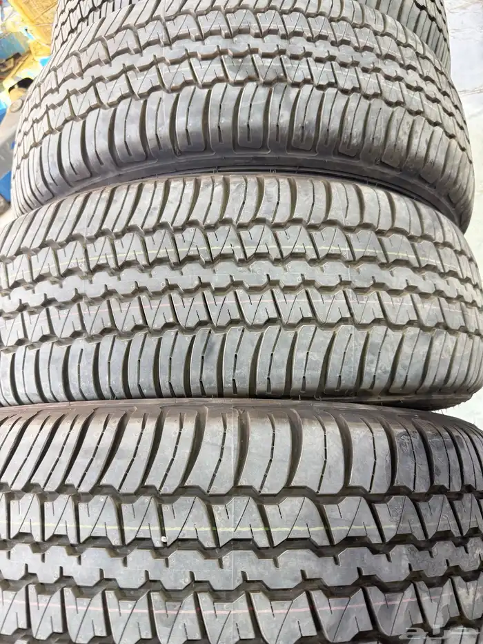 كفرات دنلوب مقاس 265 65 18مع جنوط وكاله 2024 11