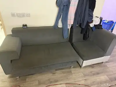 جلسه وغساله اتماتك  LG مع دولاب مطبخ وكنبه مكاتب شبه جديده 2