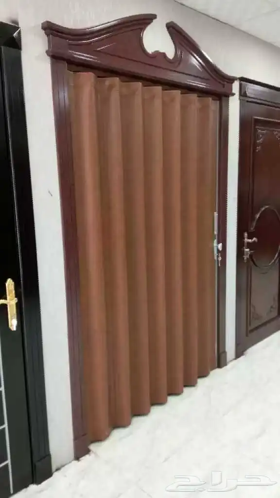 ابواب أكورديون بلاستيك وجلد _اكرديون سحاب أوكورديون 2