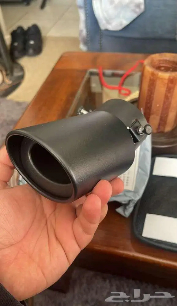 مخرج شكمان زينة اكزوز اسود جديد Exhaust pipe tip 14