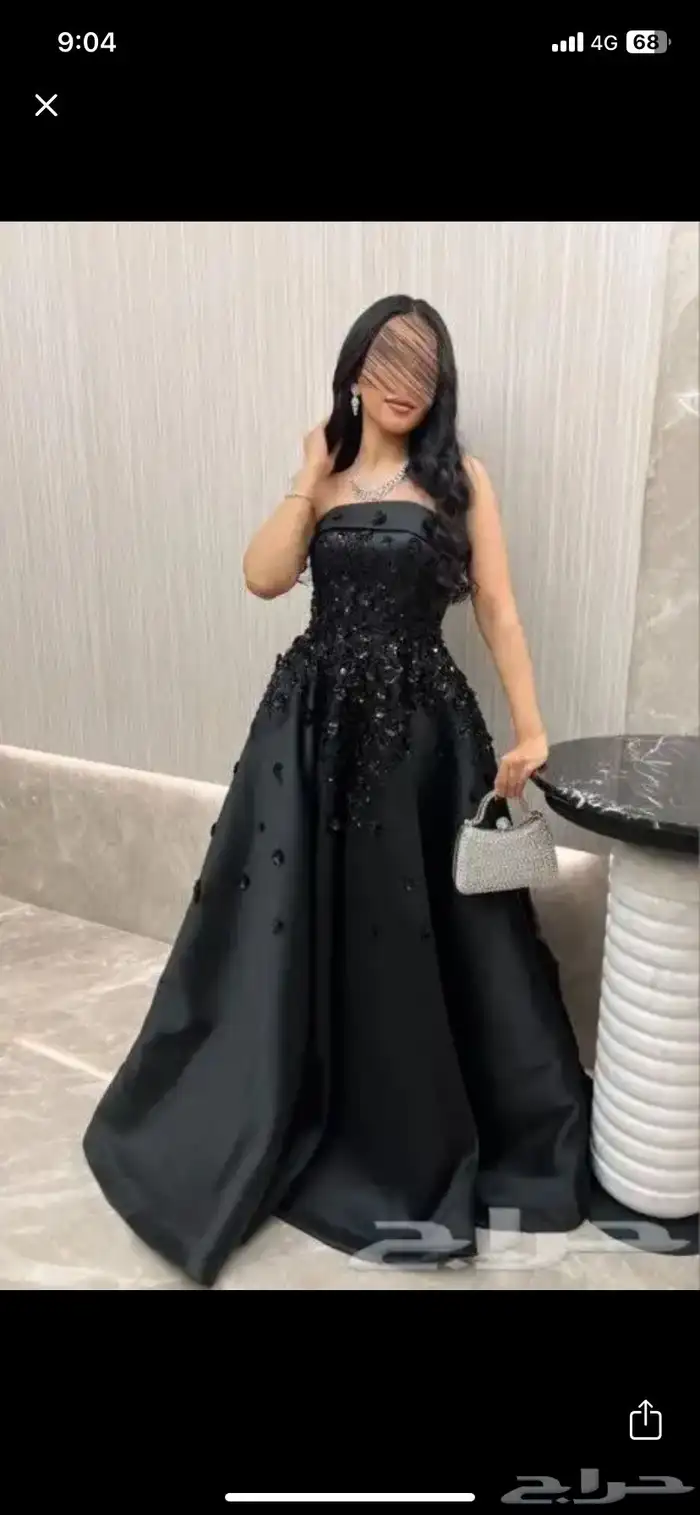 فستان اسود سهرة 0