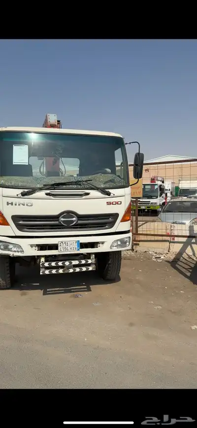 شاحنة هينو كرين5طن2012نوع500حجم1726 وكالة شرط عل الفحص 3
