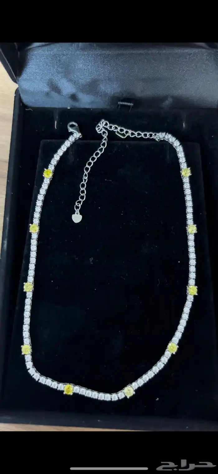عقد فضة عيار 925 فخم جدا في الواقع مستعمل 0