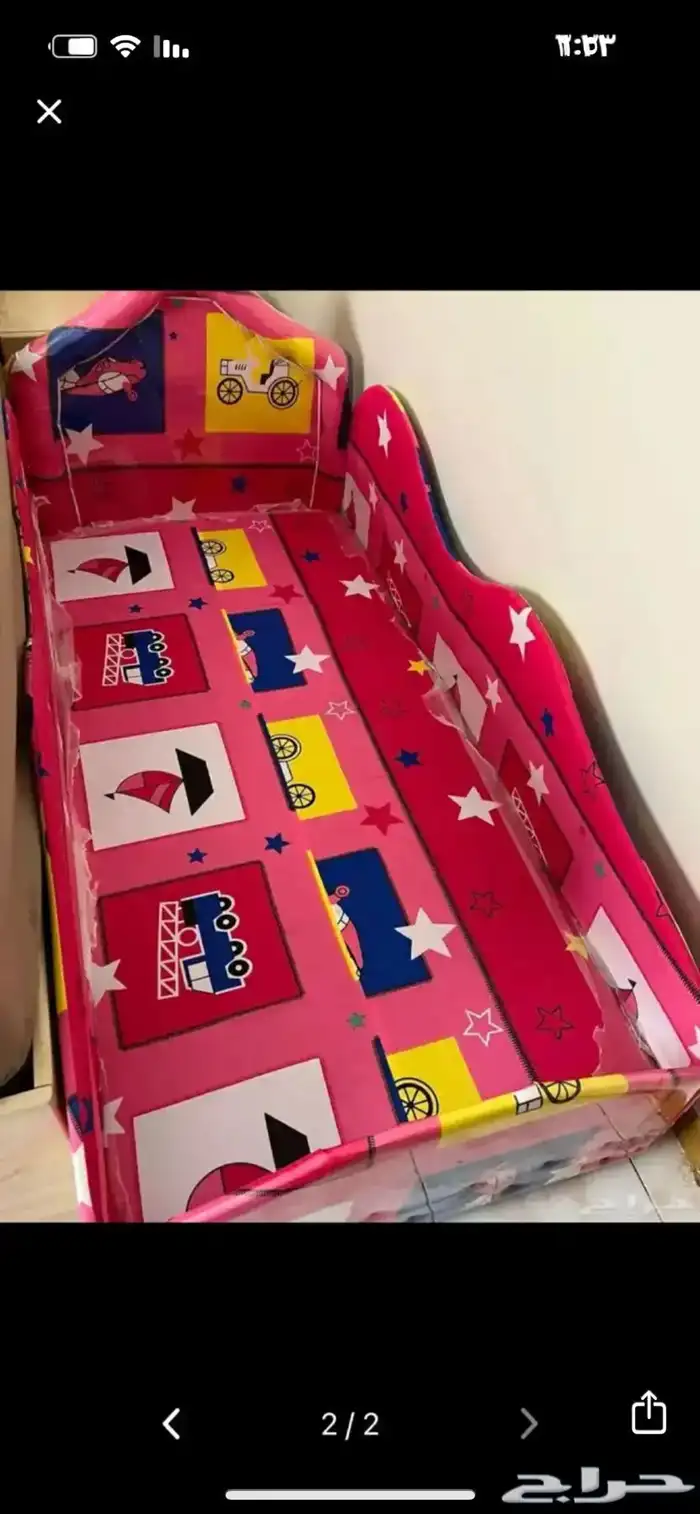 سرير اطفال ب 200 ريال سرير نظيف مره 0