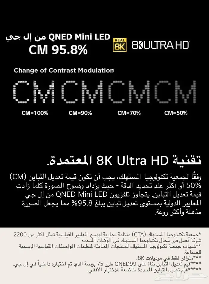 شاشة فاخرة LG 8k 65 بوصة بنصف السعر 10