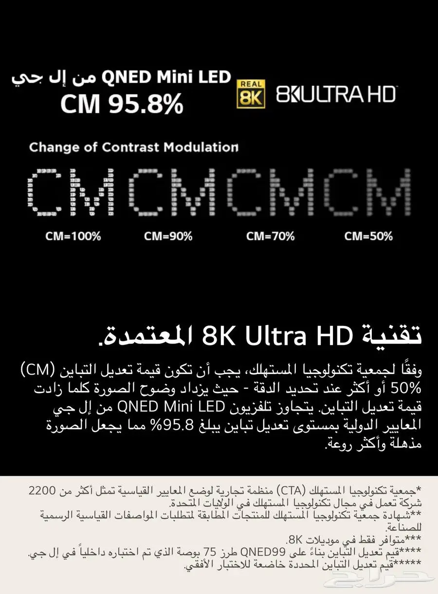 شاشة فاخرة LG 8k 65 بوصة بنصف السعر 10