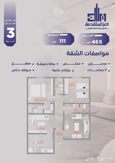 فرصة استثمارية وسكنية ومحلات تجارية حي السلامة تحت الانشاء 5