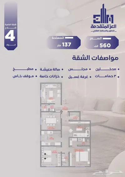 فرصة استثمارية وسكنية ومحلات تجارية حي السلامة تحت الانشاء 8