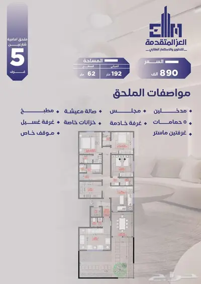 فرصة استثمارية وسكنية ومحلات تجارية حي السلامة تحت الانشاء 9