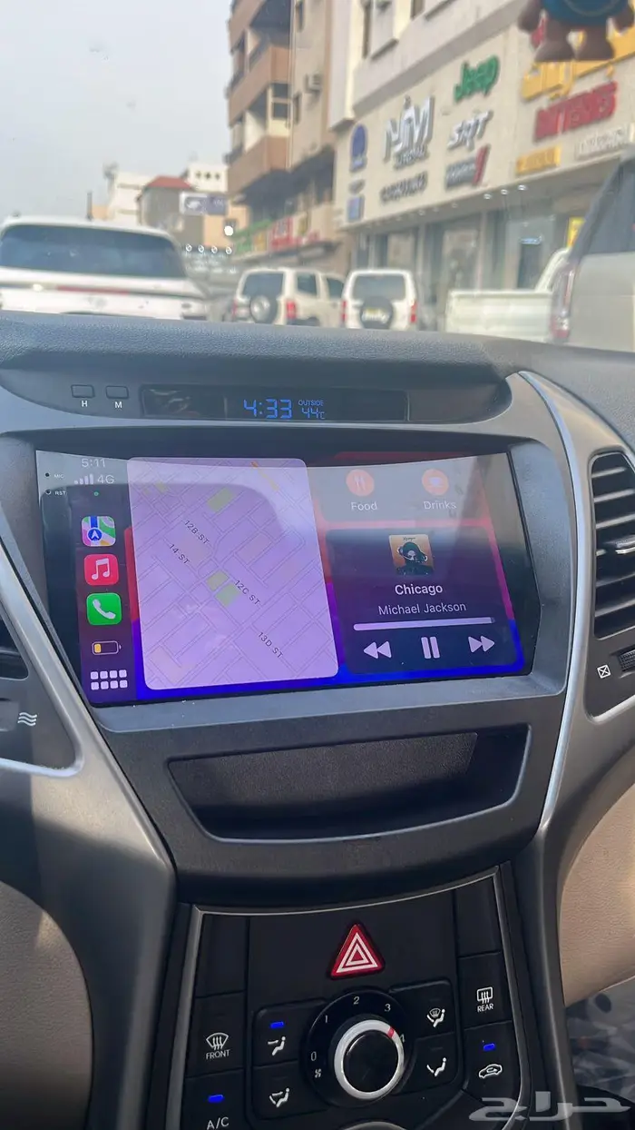 شاشة هيونداي النترا 2014-2016   Hyundai elantra Screen 0