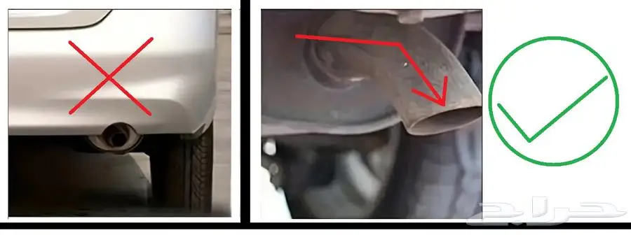 مخرج شكمان زينة اكزوز اسود جديد Exhaust pipe tip 16
