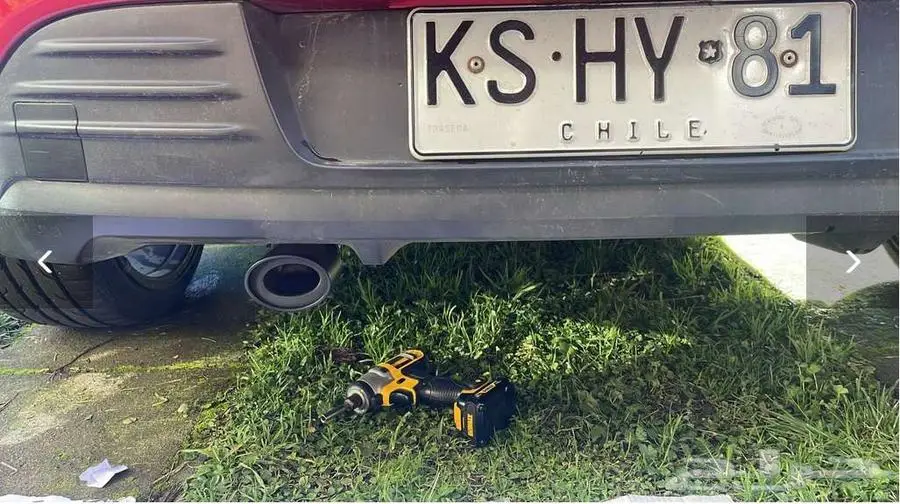 مخرج شكمان زينة اكزوز اسود جديد Exhaust pipe tip 1