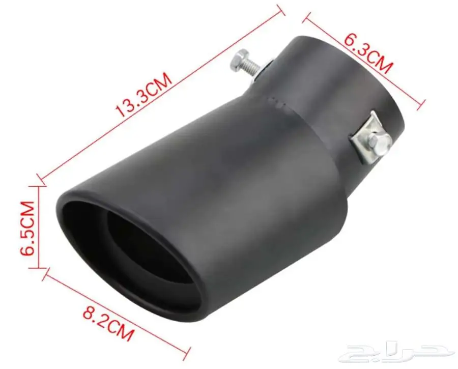 مخرج شكمان زينة اكزوز اسود جديد Exhaust pipe tip 2