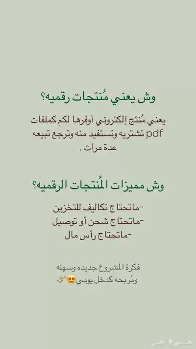 منتجات رقميه مربحه 19