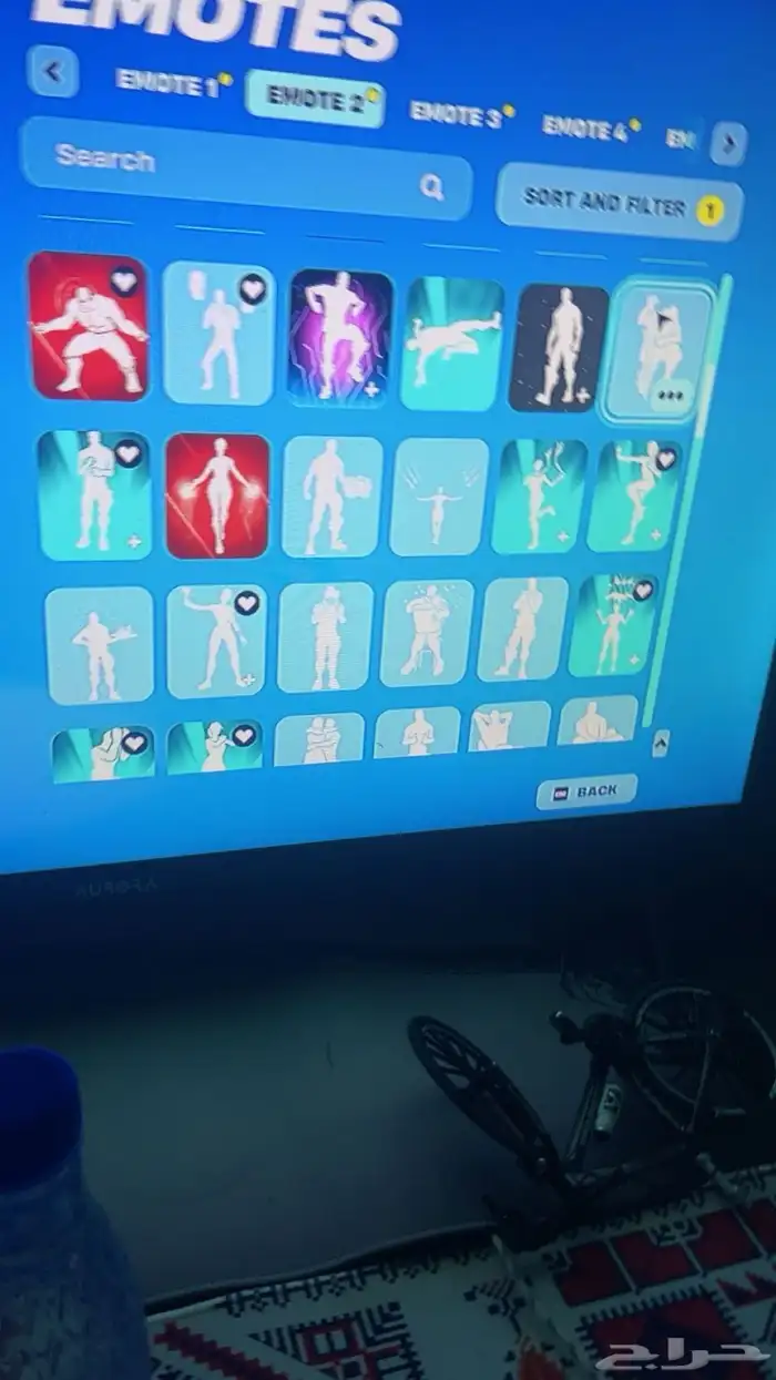 حساب فورت نايت وقراند وركت ليق 8