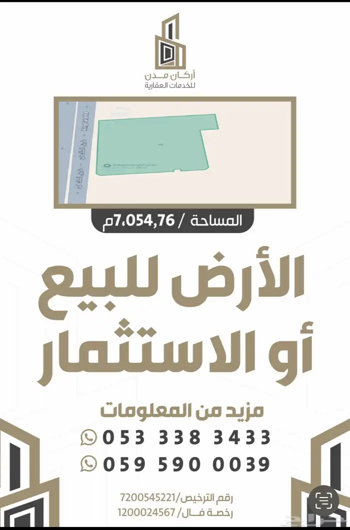 ارض تجارية للبيع او الاستثمار بجيزان 0