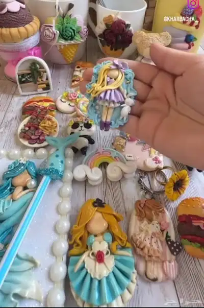 عجينة سيراميك صناعه منزليه 4