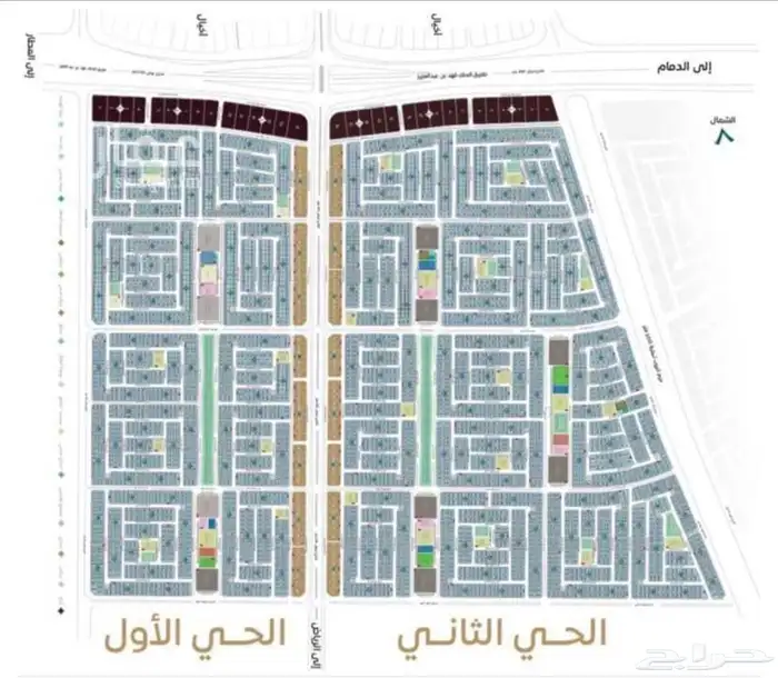 أرض للبيع في حي المطار  مدينة الدمام  المنطقة الشرقية 0