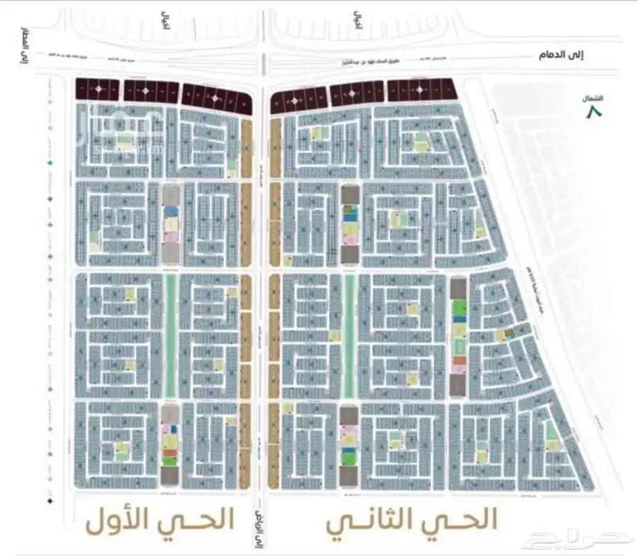 أرض للبيع في حي المطار  مدينة الدمام  المنطقة الشرقية 0