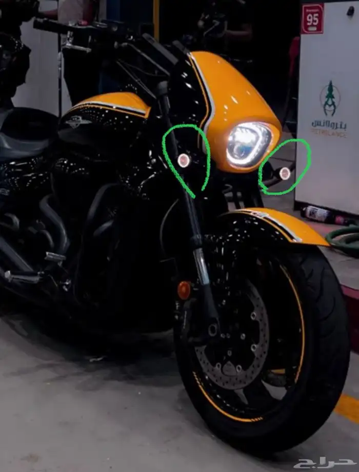 شمعات فلشرات لدباب اماميه لد ابيض نفس اللي فالصوره 2