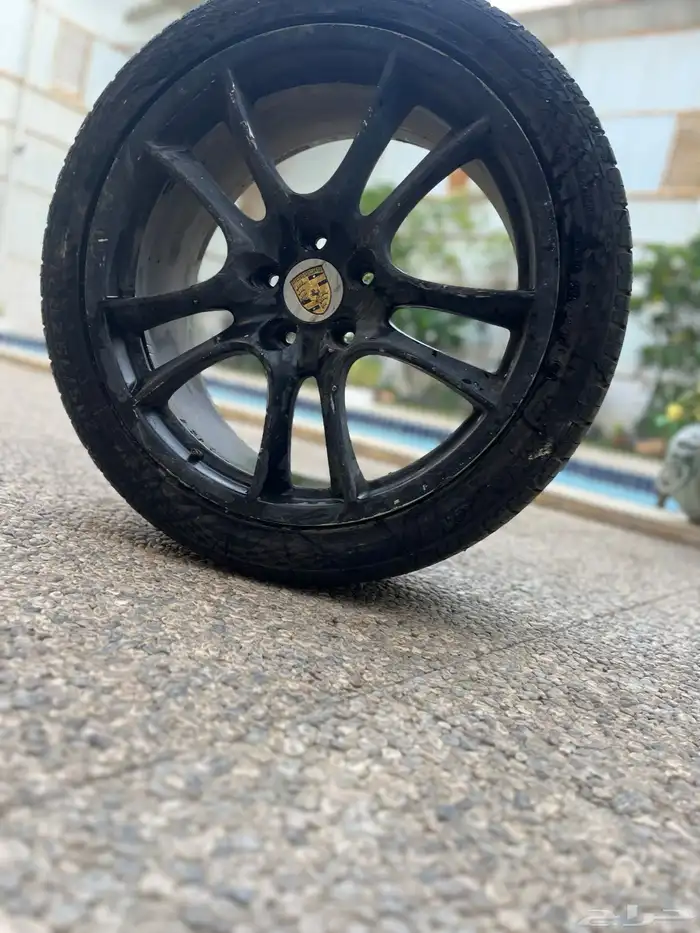 جنط بورش كايين مقاس 21 الأصلي نظيف وكالة 0