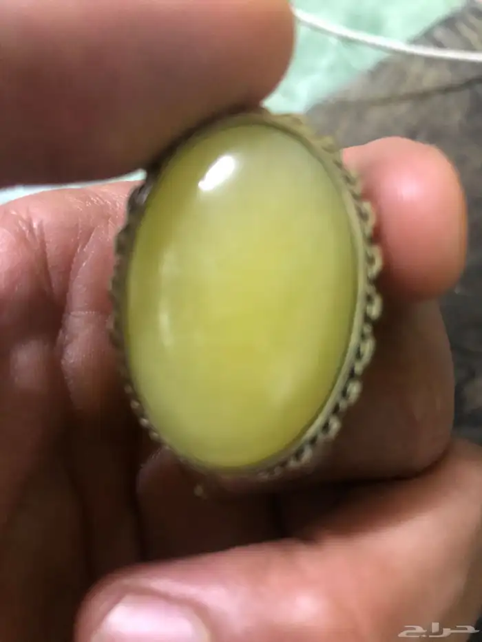 اعرض لكم خاتم كهرمان وحجم كبير 2