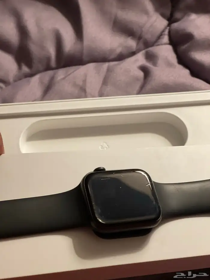 ابل واتش - سيريس 6 - مقاس 44 رمادي فضي 2